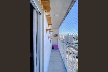 Varanda da Sala de apartamento à venda com 1 quarto, 28m² em Belenzinho, São Paulo