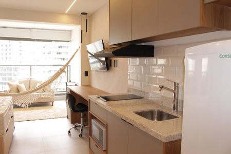 Studio à venda com 32m², 1 quarto e sem vagaCozinha
