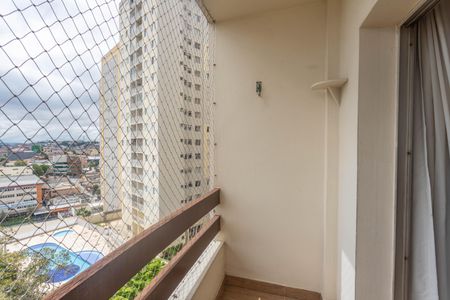 Varanda da sala  de apartamento à venda com 3 quartos, 92m² em Parque Sete de Setembro, Diadema