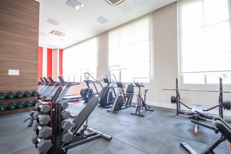 Apartamento à venda com 120m², 2 quartos e 2 vagas Apartamento à venda com 120m², 2 quartos e 2 vagasÁrea comum - Academia