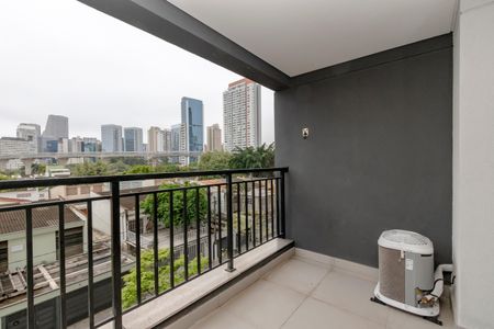 Studio à venda com 33m², 1 quarto e sem vagaVaranda