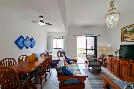 Sala de apartamento para alugar com 3 quartos, 110m² em Aviação, Praia Grande