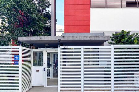Studio para alugar com 31m², 1 quarto e 1 vagafachada do predio