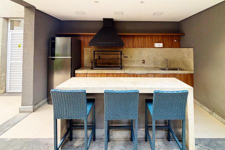 Studio para alugar com 31m², 1 quarto e 1 vagachurrasqueira