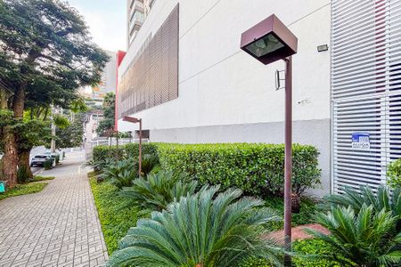 Studio para alugar com 31m², 1 quarto e 1 vagafachada do predio