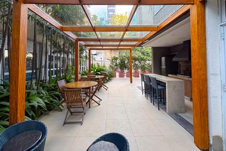 Studio para alugar com 31m², 1 quarto e 1 vagaarea verde comum e churrasqueira