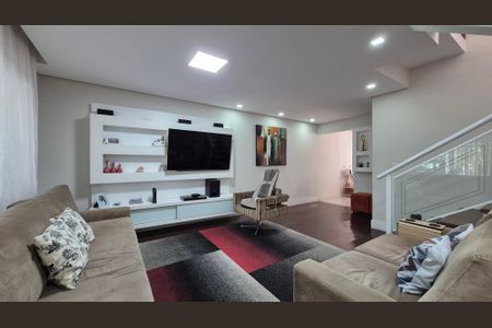Sala de casa à venda com 3 quartos, 214m² em Vila Homero Thon, Santo André