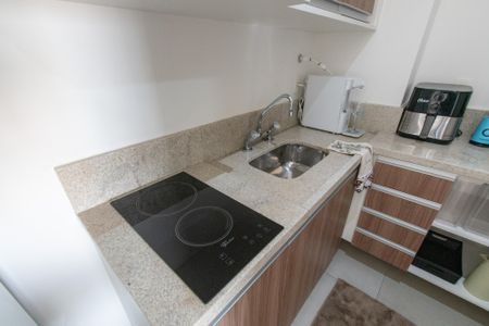 Studio para alugar com 35m², 1 quarto e 1 vaga Studio para alugar com 35m², 1 quarto e 1 vagaCozinha