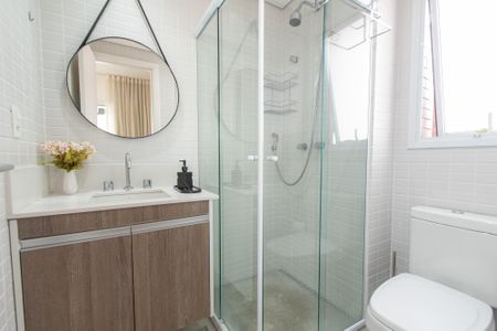 Studio para alugar com 35m², 1 quarto e 1 vaga Studio para alugar com 35m², 1 quarto e 1 vagaBanheiro