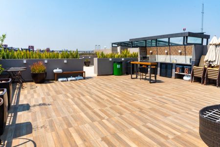 Studio à venda com 26m², 1 quarto e sem vaga Studio à venda com 26m², 1 quarto e sem vagaÁrea comum - Churrasqueira