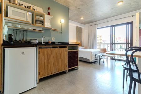 Studio à venda com 28m², 1 quarto e sem vagaCozinha