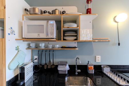 Studio à venda com 28m², 1 quarto e sem vagaCozinha