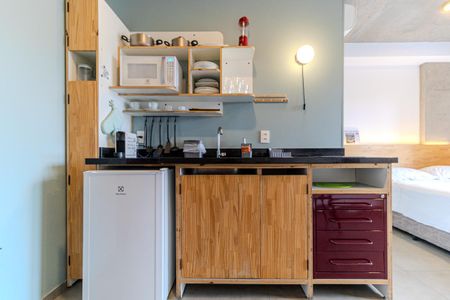 Studio à venda com 28m², 1 quarto e sem vagaCozinha