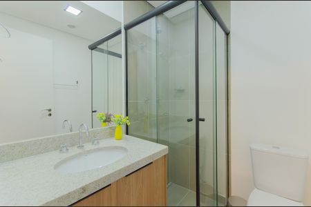 Studio para alugar com 29m², 1 quarto e 1 vaga Studio para alugar com 29m², 1 quarto e 1 vagaBanheiro