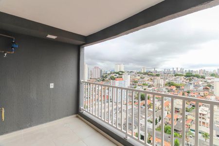 Varanda da Sala de apartamento para alugar com 1 quarto, 32m² em Vila Santa Clara, São Paulo
