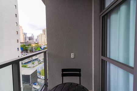 Studio para alugar com 25m², 1 quarto e sem vagaVaranda