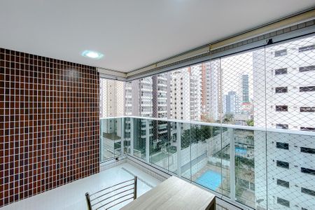 Varanda da Sala de apartamento para alugar com 3 quartos, 96m² em Vila Regente Feijó, São Paulo