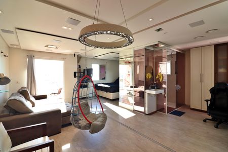 Sala  de apartamento para alugar com 1 quarto, 64m² em Baeta Neves, São Bernardo do Campo