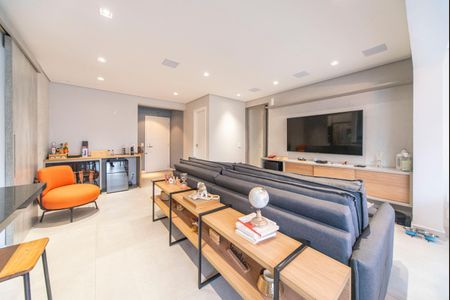 Sala de apartamento à venda com 4 quartos, 128m² em Vila Assunção, Santo André