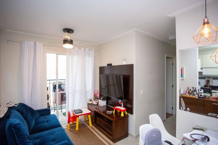 Sala de apartamento à venda com 2 quartos, 52m² em Jardim Recanto, Diadema