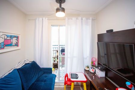 Sala de apartamento à venda com 2 quartos, 52m² em Jardim Recanto, Diadema