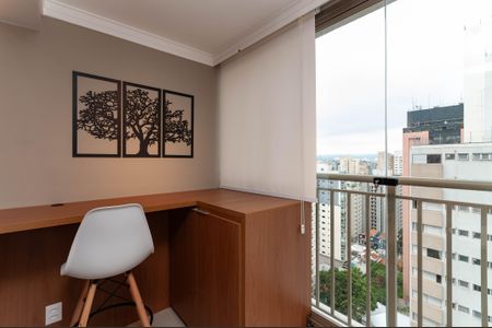Studio para alugar com 25m², 1 quarto e sem vagaVaranda 