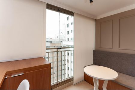 Studio para alugar com 25m², 1 quarto e sem vagaVaranda 