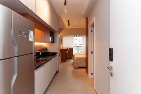 Studio para alugar com 25m², 1 quarto e sem vagaCozinha 