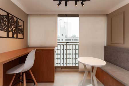 Studio para alugar com 25m², 1 quarto e sem vagaVaranda 