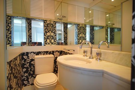 Apartamento à venda com 65m², 1 quarto e 2 vagasLavabo