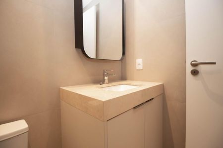 Banheiro da Suíte de kitnet/studio para alugar com 1 quarto, 36m² em Sqnw, Brasília