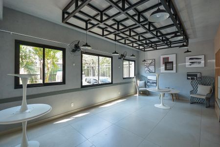 Apartamento para alugar com 35m², 2 quartos e 1 vaga Apartamento para alugar com 35m², 2 quartos e 1 vagaÁrea comum - Salão de festas