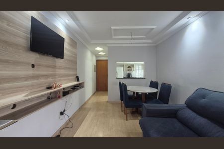 Sala de apartamento à venda com 2 quartos, 67m² em Jardim Guarará, Santo André