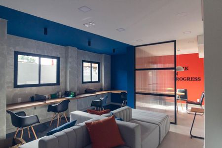 Apartamento para alugar com 25m², 1 quarto e sem vaga Apartamento para alugar com 25m², 1 quarto e sem vagaÁrea comum - Coworking