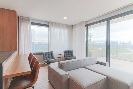 Apartamento para alugar com 77m², 1 quarto e 1 vaga Apartamento para alugar com 77m², 1 quarto e 1 vagaSala