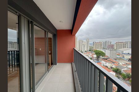 Varanda de kitnet/studio para alugar com 1 quarto, 32m² em Pompeia, São Paulo