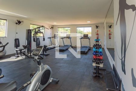 Apartamento para alugar com 42m², 1 quarto e 1 vaga Apartamento para alugar com 42m², 1 quarto e 1 vagaÁrea comum - Academia