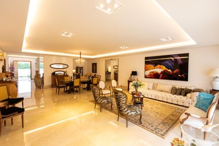 Casa de condomínio à venda com 482m², 5 quartos e 4 vagasSala