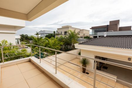 Casa de condomínio à venda com 482m², 5 quartos e 4 vagasVista da sacada da Suíte 3