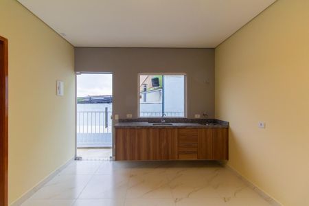 Sala/Cozinha de casa de condomínio para alugar com 1 quarto, 25m² em Chácara Belenzinho, São Paulo