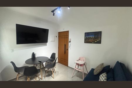 Sala de apartamento à venda com 2 quartos, 49m² em Vila Camilópolis, Santo André