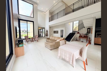 Sala de casa de condomínio à venda com 5 quartos, 380m² em Jardim Samambaia, Jundiaí