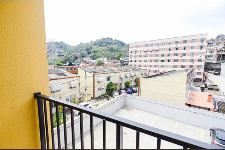Varanda da Sala de apartamento para alugar com 2 quartos, 50m² em Rio Comprido, Rio de Janeiro