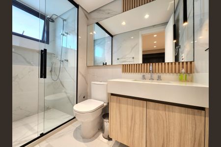 Apartamento à venda com 146m², 3 quartos e 2 vagas Apartamento à venda com 146m², 3 quartos e 2 vagasBanheiro da Suíte 1