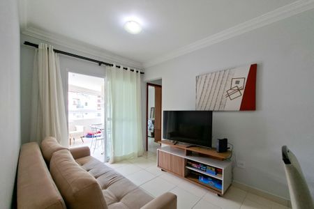 Sala de apartamento para alugar com 2 quartos, 89m² em Vila Caiçara, Praia Grande