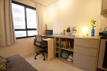Studio para alugar com 25m², 1 quarto e sem vaga Studio para alugar com 25m², 1 quarto e sem vagaStudio