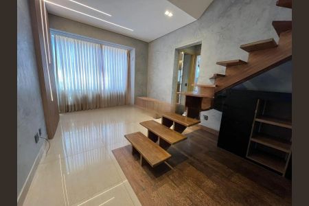 Sala de apartamento para alugar com 2 quartos, 120m² em Santa Cruz, Belo Horizonte