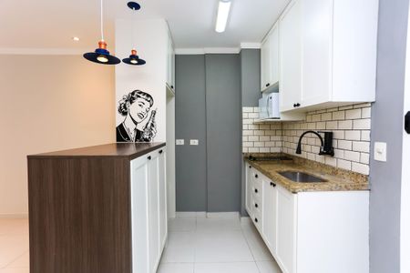 Studio para alugar com 34m², 1 quarto e 1 vaga Studio para alugar com 34m², 1 quarto e 1 vagaCozinha