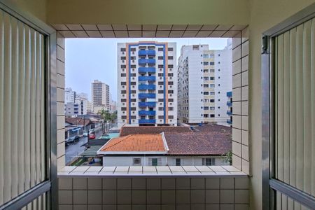 Sacada de apartamento para alugar com 1 quarto, 40m² em Vila Tupi, Praia Grande