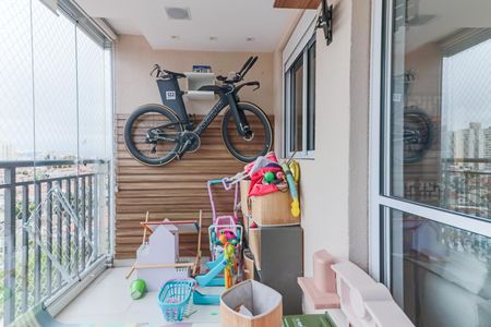 Varanda de apartamento à venda com 3 quartos, 98m² em Vila Polopoli, São Paulo